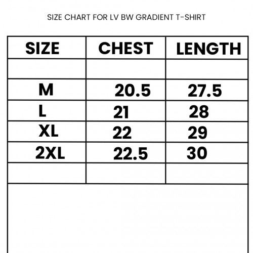 L*V Monogram Gradient Grey Black T-Shirt